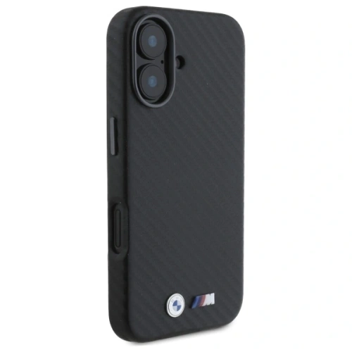 Buy BMW BMHCP16S23PUFWC Apple iPhone 16 hardcase Carbon Wrapped Metal black - BMW689 - {ean13} - Home Screen Store Europe