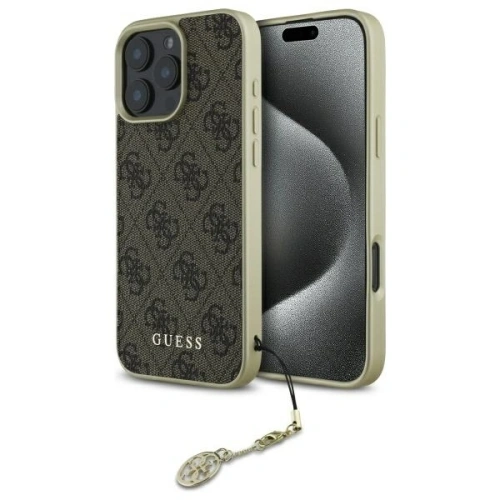 Kup Etui Guess GUHCP16LGF4GBR Apple iPhone 16 Pro hardcase 4G Charms Collection hnědý/brown - GUE4065 - {ean13} - Sklep Home Screen