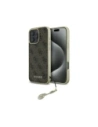 Guess GUHCP16LGF4GBR Apple iPhone 16 Pro hardcase 4G Charms Collection brown