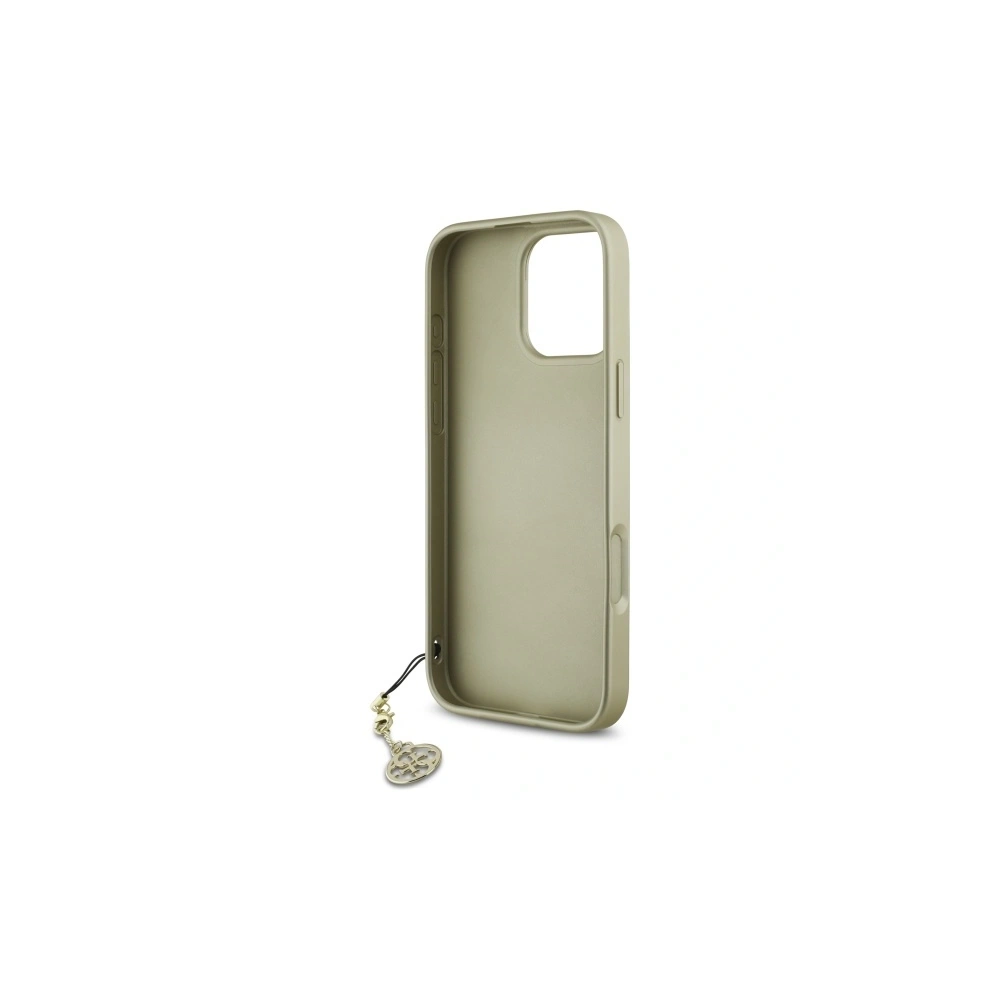 Etui Guess GUHCP16LGF4GBR Apple iPhone 16 Pro hardcase 4G Charms Collection brązowy/brown