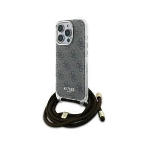 Kup Guess GUHCP16LHC4SEW Apple iPhone 16 Pro husă rigidă Crossbody Cord 4G Print maro - GUE4067 - {ean13} - Sklep Home Screen