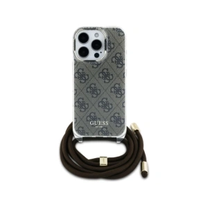 Kup Etui Guess GUHCP16LHC4SEW Apple iPhone 16 Pro hardcase Crossbody Cord 4G Print brązowy/brown - GUE4067 - {ean13} - Sklep Home Screen
