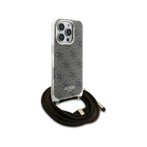Kup Etui Guess GUHCP16LHC4SEW Apple iPhone 16 Pro hardcase Crossbody Cord 4G Print brązowy/brown - GUE4067 - {ean13} - Sklep Home Screen
