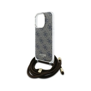 Kup Etui Guess GUHCP16LHC4SEW Apple iPhone 16 Pro hardcase Crossbody Cord 4G Print brązowy/brown - GUE4067 - {ean13} - Sklep Home Screen