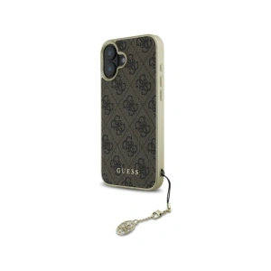 Kup Guess GUHCP16MGF4GBR Apple iPhone 16 Plus Hardcase 4G Charms Kollektion braun - GUE4068 - {ean13} - Sklep Home Screen
