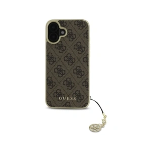 Kup Guess GUHCP16MGF4GBR Apple iPhone 16 Plus Hardcase 4G Charms Kollektion braun - GUE4068 - {ean13} - Sklep Home Screen