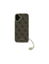 Buy Guess GUHCP16MGF4GBR Apple iPhone 16 Plus hardcase 4G Charms Collection brown - GUE4068 - {ean13} - Home Screen Store Europe