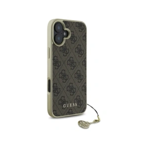 Kup Guess GUHCP16MGF4GBR Apple iPhone 16 Plus Hardcase 4G Charms Kollektion braun - GUE4068 - {ean13} - Sklep Home Screen
