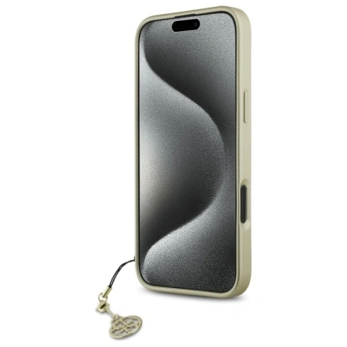 Buy Guess GUHCP16MGF4GBR Apple iPhone 16 Plus hardcase 4G Charms Collection brown - GUE4068 - {ean13} - Home Screen Store Europe