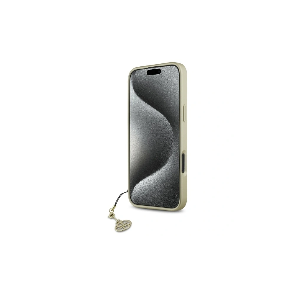 Etui Guess GUHCP16MGF4GBR Apple iPhone 16 Plus hardcase 4G Charms Collection brązowy/brown