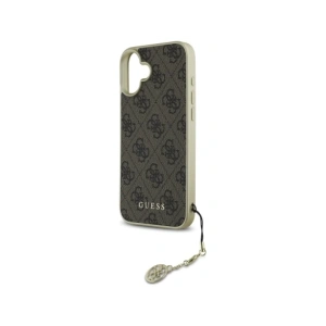 Kup Guess GUHCP16MGF4GBR Apple iPhone 16 Plus hardcase 4G Colecția Charms maro - GUE4068 - {ean13} - Sklep Home Screen