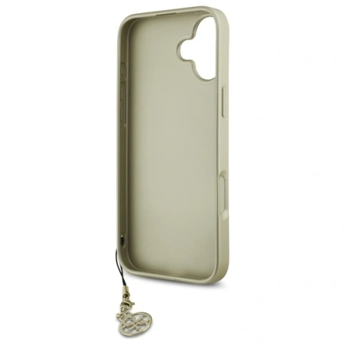Buy Guess GUHCP16MGF4GBR Apple iPhone 16 Plus hardcase 4G Charms Collection brown - GUE4068 - {ean13} - Home Screen Store Europe