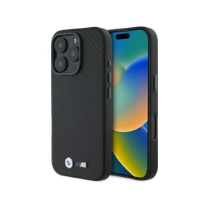 Kup Etui BMW BMHCP16X23PUFWC Apple iPhone 16 Pro Max hardcase Carbon Wrapped Metal černý/black - BMW690 - {ean13} - Sklep Home Screen