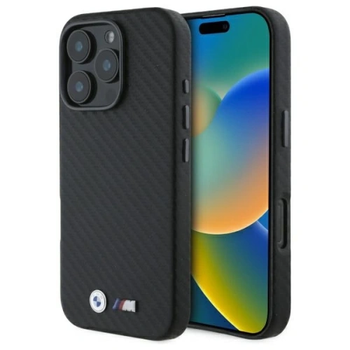 Kup BMW BMHCP16X23PUFWC Apple iPhone 16 Pro Max Hartschale Carbon umwickelt Metall schwarz - BMW690 - {ean13} - Sklep Home Screen