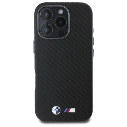 Kup BMW BMHCP16X23PUFWC Apple iPhone 16 Pro Max Hartschale Carbon umwickelt Metall schwarz - BMW690 - {ean13} - Sklep Home Screen