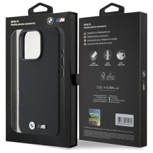 Kup BMW BMHCP16X23PUFWC Apple iPhone 16 Pro Max Hartschale Carbon umwickelt Metall schwarz - BMW690 - {ean13} - Sklep Home Screen