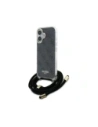 Etui Guess GUHCP16SHC4SEK Apple iPhone 16 hardcase Crossbody Cord 4G Print černý/black