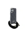Buy Guess GUHCP16SHC4SEK Apple iPhone 16 hardcase Crossbody Cord 4G Print black - GUE4073 - {ean13} - Home Screen Store Europe