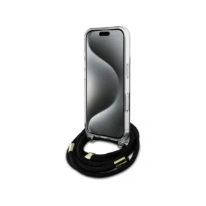 Kup Guess GUHCP16SHC4SEK Apple iPhone 16 Hartschalen-Crossbody-Kordel 4G Druck schwarz - GUE4073 - {ean13} - Sklep Home Screen