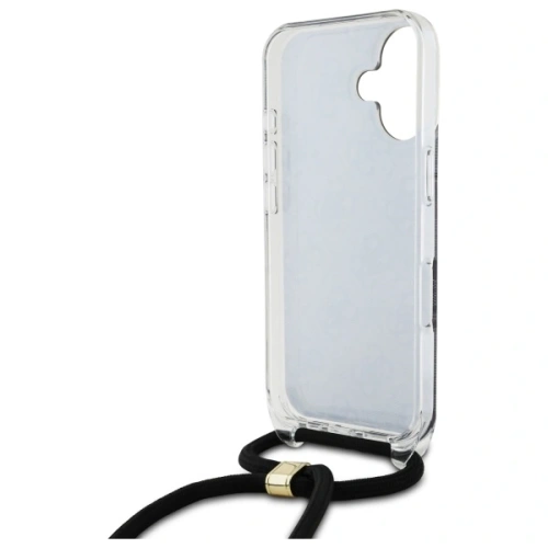 Kup Etui Guess GUHCP16SHC4SEK Apple iPhone 16 hardcase Crossbody Cord 4G Print czarny/black - GUE4073 - {ean13} - Sklep Home Screen