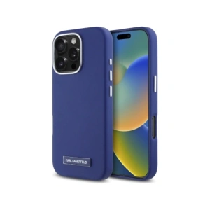 Kup Etui Karl Lagerfeld KLHMP16XPGMSRPB Apple iPhone 16 Pro Max hardcase FW Metal Plate MagSafe modrý/blue - KLD21786 - {ean13} - Sklep Home Screen