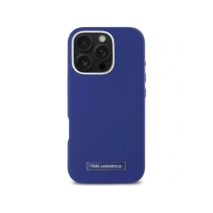 Kup Karl Lagerfeld KLHMP16XPGMSRPB Apple iPhone 16 Pro Max Hardcase FW Metallplatte MagSafe blau - KLD21786 - {ean13} - Sklep Home Screen