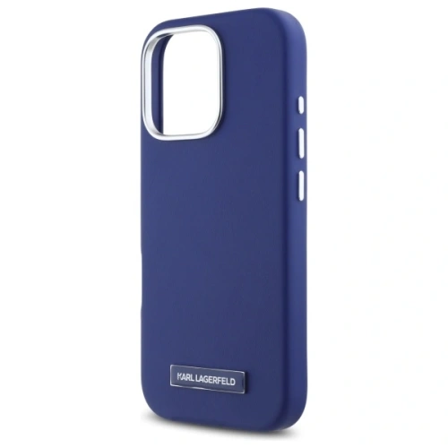Kup Karl Lagerfeld KLHMP16XPGMSRPB Apple iPhone 16 Pro Max Hardcase FW Metallplatte MagSafe blau - KLD21786 - {ean13} - Sklep Home Screen