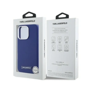 Kup Karl Lagerfeld KLHMP16XPGMSRPB Apple iPhone 16 Pro Max Hardcase FW Metallplatte MagSafe blau - KLD21786 - {ean13} - Sklep Home Screen