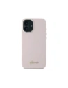 Kup Etui Guess GUHCP16SSMBSLP Apple iPhone 16 hardcase silikonový script metalové logo a rám růžový/pink - GUE4075 - {ean13} - Sklep Home Screen