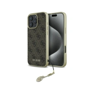 Kup Guess GUHCP16XGF4GBR Apple iPhone 16 Pro Max Hartschale 4G Charms Kollektion braun - GUE4076 - {ean13} - Sklep Home Screen