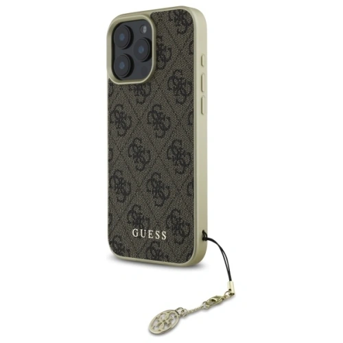 Kup Etui Guess GUHCP16XGF4GBR Apple iPhone 16 Pro Max hardcase 4G Charms Collection brązowy/brown - GUE4076 - {ean13} - Sklep Home Screen