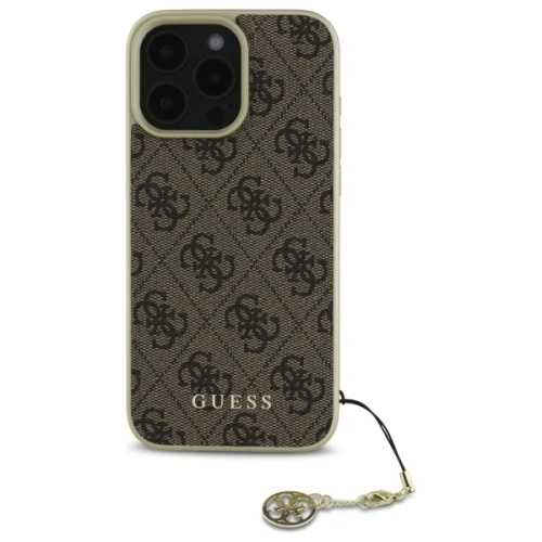 Kup Etui Guess GUHCP16XGF4GBR Apple iPhone 16 Pro Max hardcase 4G Charms Collection brązowy/brown - GUE4076 - {ean13} - Sklep Home Screen