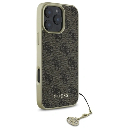 Kup Etui Guess GUHCP16XGF4GBR Apple iPhone 16 Pro Max hardcase 4G Charms Collection brązowy/brown - GUE4076 - {ean13} - Sklep Home Screen