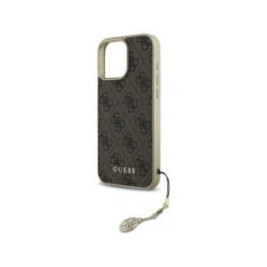 Kup Guess GUHCP16XGF4GBR Apple iPhone 16 Pro Max husă tare 4G Colecția Charms maro - GUE4076 - {ean13} - Sklep Home Screen