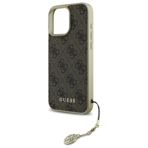 Kup Etui Guess GUHCP16XGF4GBR Apple iPhone 16 Pro Max hardcase 4G Charms Collection brązowy/brown - GUE4076 - {ean13} - Sklep Home Screen