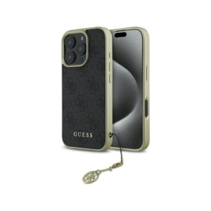 Buy Guess GUHCP16XGF4GGR Apple iPhone 16 Pro Max hardcase 4G Charms Collection black - GUE4077 - {ean13} - Home Screen Store Europe