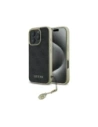 Guess GUHCP16XGF4GGR Apple iPhone 16 Pro Max hardcase 4G Charms Collection black