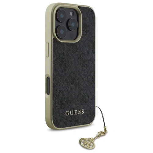 Kup Guess GUHCP16XGF4GGR Apple iPhone 16 Pro Max Hardcase 4G Charms Collection schwarz - GUE4077 - {ean13} - Sklep Home Screen