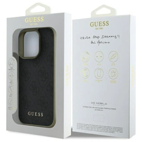 Kup Guess GUHCP16XGF4GGR Apple iPhone 16 Pro Max Hardcase 4G Charms Collection schwarz - GUE4077 - {ean13} - Sklep Home Screen