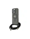 Kup Guess GUHMP16LHCTSGNSK Apple iPhone 16 Pro husă dură Crossbody Cord Script MagSafe neagră - GUE4078 - {ean13} - Sklep Home Screen