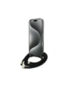 Buy Guess GUHMP16LHCTSGNSK Apple iPhone 16 Pro hardcase Crossbody Cord Script MagSafe black - GUE4078 - {ean13} - Home Screen Store Europe