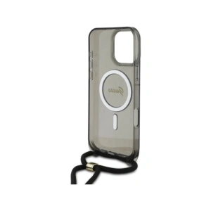 Kup Etui Guess GUHMP16LHCTSGNSK Apple iPhone 16 Pro hardcase Crossbody Cord Script MagSafe černý/black - GUE4078 - {ean13} - Sklep Home Screen