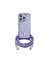 Kup Etui Guess GUHMP16LHCTSGNSU Apple iPhone 16 Pro hardcase Crossbody Cord Script MagSafe fialová/purple - GUE4079 - {ean13} - Sklep Home Screen