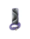 Kup Etui Guess GUHMP16LHCTSGNSU Apple iPhone 16 Pro hardcase Crossbody Cord Script MagSafe fialová/purple - GUE4079 - {ean13} - Sklep Home Screen