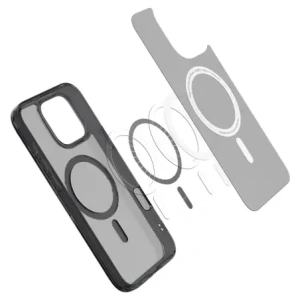 Kup Spigen Ultra Hybrid T Mag MagSafe Apple iPhone 16 Pro Max Frost Schwarz - SPN16516 - {ean13} - Sklep Home Screen