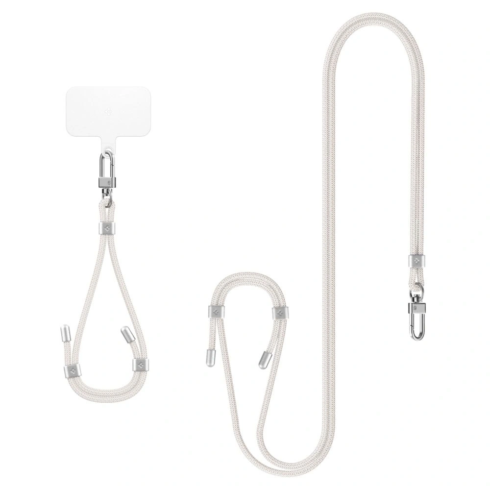 Smyczki Spigen Universal Strap Set Crossbody & Wrist Pearl White