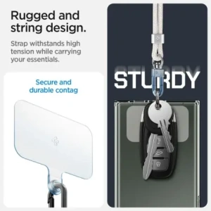 Kup Smyczki Spigen Universal Strap Set Crossbody & Wrist Pearl White - SPN16519 - {ean13} - Sklep Home Screen