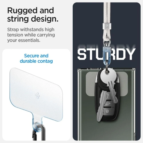 Kup Spigen Set curea universală pentru umăr și încheietură Alb perlat - SPN16519 - {ean13} - Sklep Home Screen