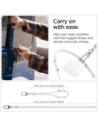 Kup Spigen Set curea universală pentru umăr și încheietură Alb perlat - SPN16519 - {ean13} - Sklep Home Screen
