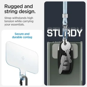 Kup Smyczki Spigen Universal Strap Set Crossbody & Wrist Mute Blue - SPN16520 - {ean13} - Sklep Home Screen